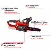 Einhell | Cordless Chain Saw Ge-Lc 18/25 Li-Solo - 4501761