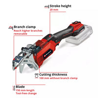 Einhell | Cordless Pruning Saw Ge-Gs 18/150 Li-Solo - 3408290
