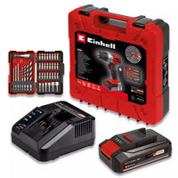 Einhell Cordless Drill TE-CD 18/2 Li +39 Kit: Power X-Change, Battery, Charger, & 39-Piece Drill/Bit Set - Chavda.com