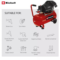 EINHELL TC-AC 420/50/10 V Air Compressor - 50L Tank, Powerful 420L/min, Durable Construction - Buy Now!