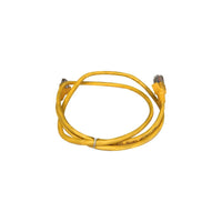 Yellow CAT6 1m Ethernet Cable - High-Speed Network Patch Cord for Computer & Router Connections. Switchcom Cat5e UTP