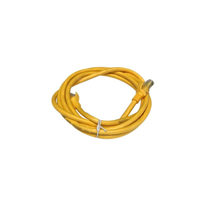 Yellow CAT6 Ethernet Cable, 2m Length - Network Patch Cord