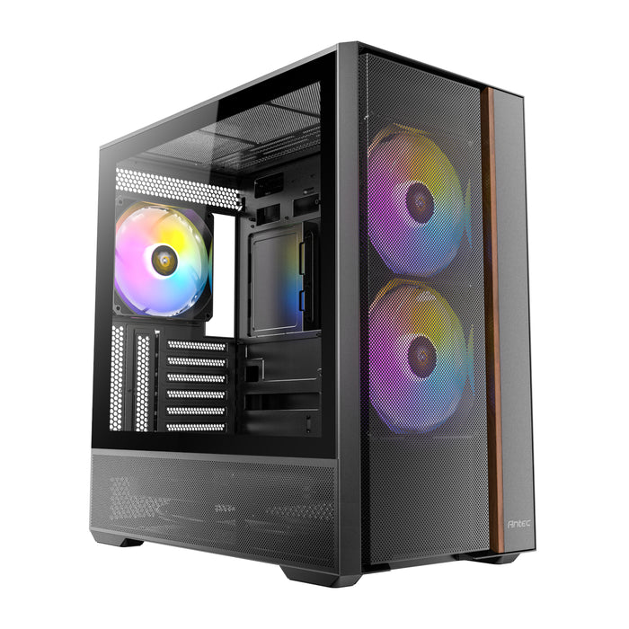 Antec FLUX Rear ARGB ATX Mid Tower Gaming Chassis - Black-FLUX REAR