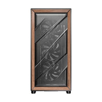 Antec FLUX ATX WOOD Mid Tower Gaming Chassis – Black-FLUX