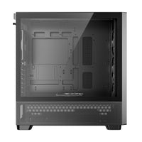 Antec FLUX ATX WOOD Mid Tower Gaming Chassis – Black-FLUX