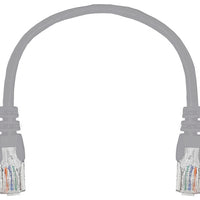 Linkbasic 22cm UTP Cat5e Flylead Grey