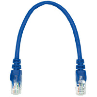 Linkbasic 22cm UTP Cat5e Flylead Blue