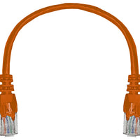 Linkbasic 22cm UTP Cat5e Flylead Orange