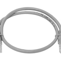 LINKBASIC 50cm Cat5e Cable - Gray Ethernet Patch Cord - Network Connector