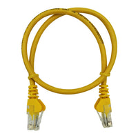 Linkbasic 50cm UTP Cat5e Flylead Yellow