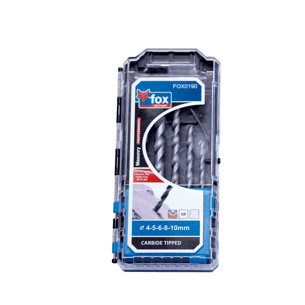 Drill Set Fox Hss P/5 F/G Pro 3 8 Mm Fox0199