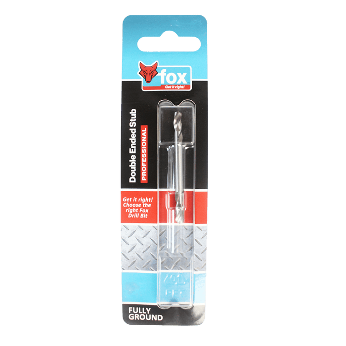 FOX1973 - DRILL STUB FOX HSS DBL/END 4.9MM