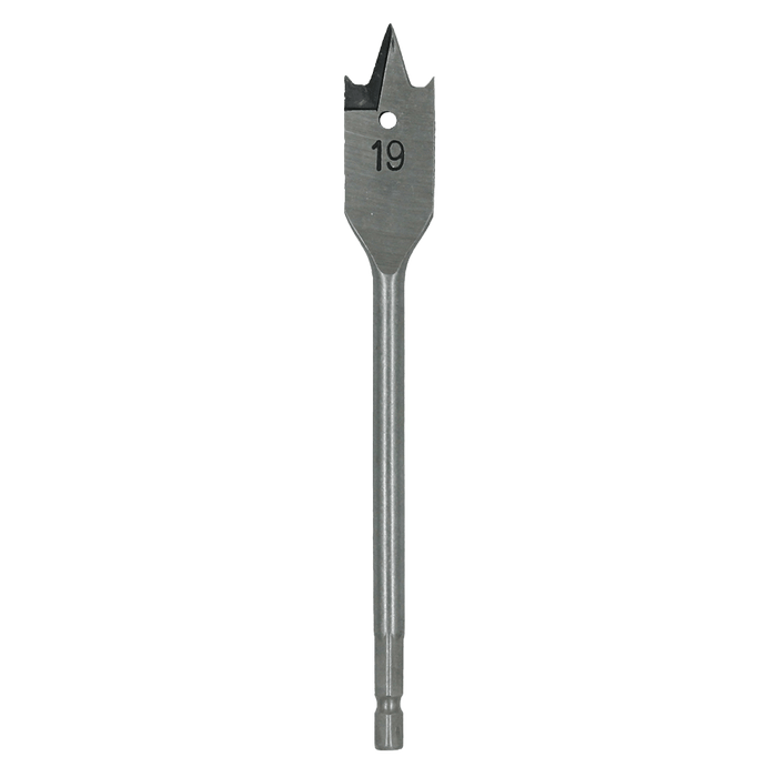 Fox 19mm Wood Spade Drill Bit - Flat Woodworking Bit for Clean Cuts