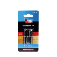 FOX7700 - DRILL SET FOX COUNTERSINK P/3 (8,10,12)