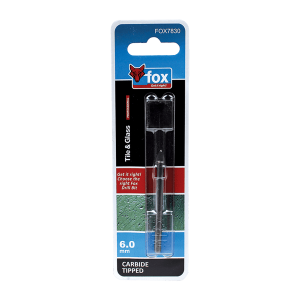 Drill Bit Fox Tile/Glass Spear Pro 6 Mm Fox7830