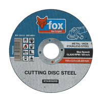FOX91115 - DISC FOX CUT S/STEEL PRO 115X2.5MM