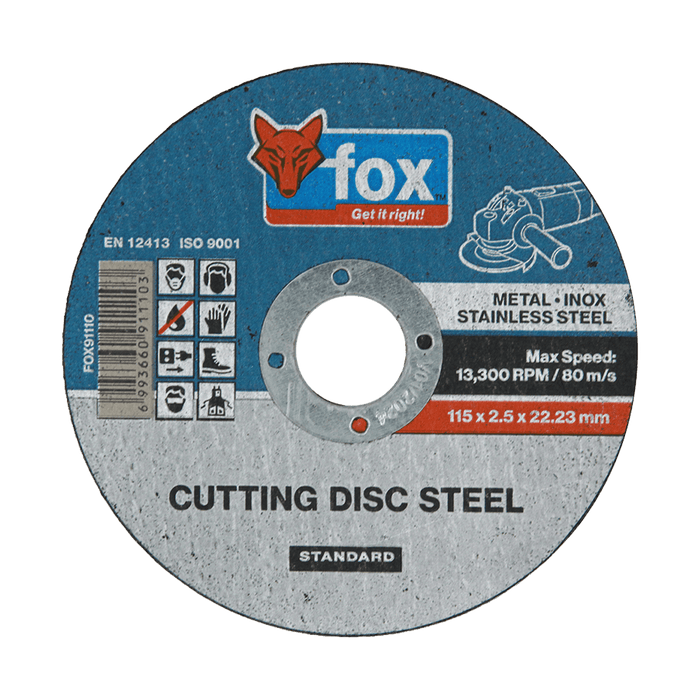 FOX91115 - DISC FOX CUT S/STEEL PRO 115X2.5MM