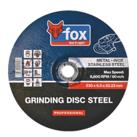 Disc Fox Cut Steel Pro 115 X1.0 Mm Fox91355
