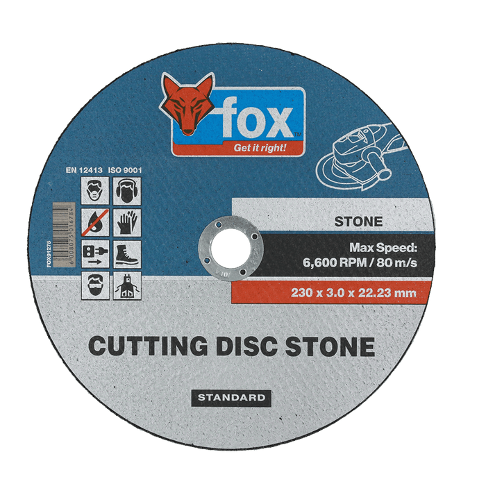 Disc Fox Cut Masonry Std 230 X3.0 Mm Fox91275