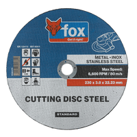 Disc Fox Cut Steel Std 230 X3.0 Mm Fox91375
