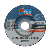 Fox Grinding Disc Steel Stainless Steel 115mm Abrasive Cutting Wheel