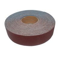 ABR FOX Economy Sanding Roll 50x50M P100G - Abrasive Roll for Wood, Metal, & More (FOX91905)