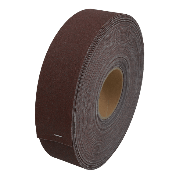 Abrasive Sanding Roll: FOX91910 - 50X50M P120 Grit Economy Roll for Wood, Metal Sanding | Buy Online