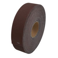 FOX ECONOMY ROLL P150 Grit Sandpaper Roll - Abrasive Roll for Wood & Metal
