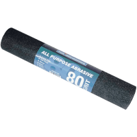 Fox Abrasives All Purpose 80 Grit Sandpaper Roll. Heavy Duty Abrasive for Wood, Metal, Paint Removal