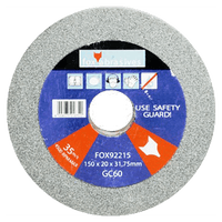 Fox Abrasives 150mm Grinding Wheel - GC60 Grit, 4500 RPM Max. Use Safety Guard!