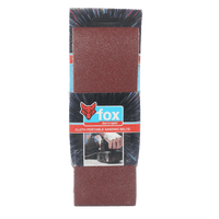 FOX96350 - FOX Cloth Sanding Belt 100x610mm - Fine Grit Sandpaper for Wood & Metal - Chavda.com