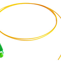 SC APC Fiber Pigtail - 1 Meter Single Mode (SM) Fiber Optic Cable - High Performance Connector