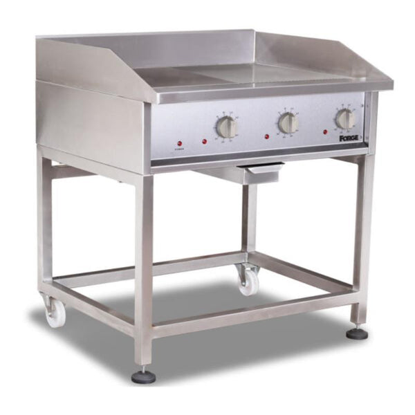 BCE Heavy Duty Half Ribbed/Solid Top Griller - Electric - 900 - FRE0900