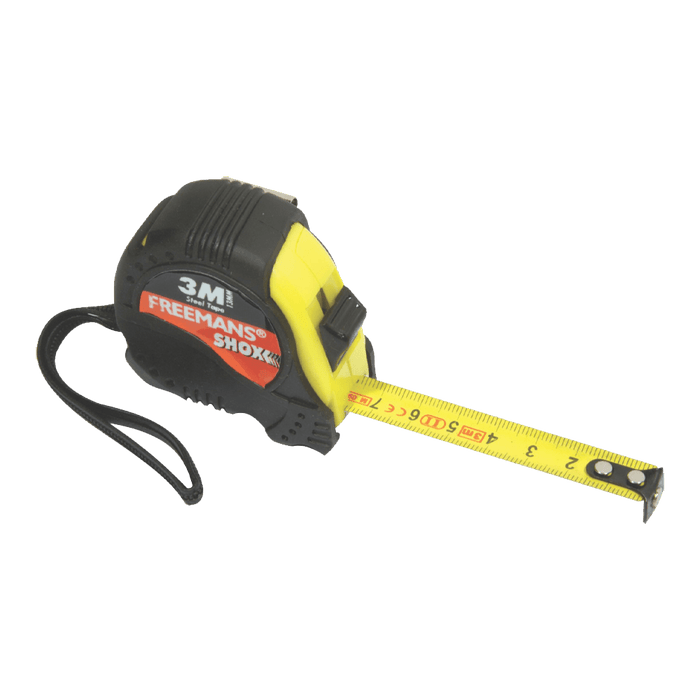 FREEMAN RUBBER CASE TAPE 3M Steel Tape Measuring Tool