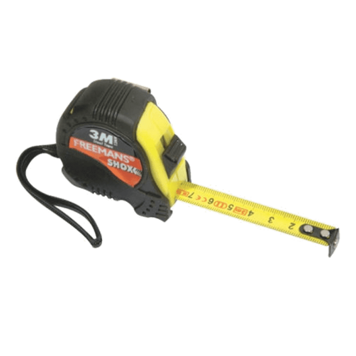Freemans 3M Tape Measure SHOX Rubber Case: Accurate Measurement Tool