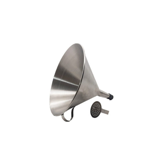 Stainless Steel Funnel with Removable Strainer - 120mm - Kitchen Tool