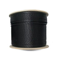 DATANET CAT6 UV F/UTP OUTDOOR REEL BLACK - PRICE PER METER MOQ 500M,FSG/UV/C6/500