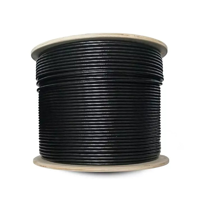 DATANET CAT6 UV F/UTP OUTDOOR REEL BLACK - PRICE PER METER MOQ 500M,FSG/UV/C6/500