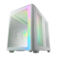 FSP M580 ARGB ATX Mid Tower Gaming Chassis - White-M580-WA