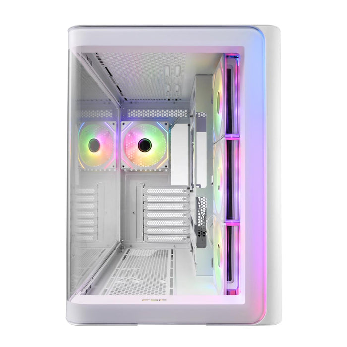 FSP M580 ARGB ATX Mid Tower Gaming Chassis - White-M580-WA