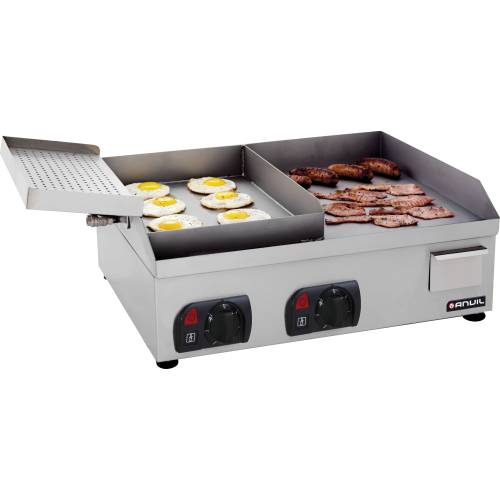 ANVIL Flat Top Grill  - Egg & Bacon - 600Mm - Elec - FTA1600