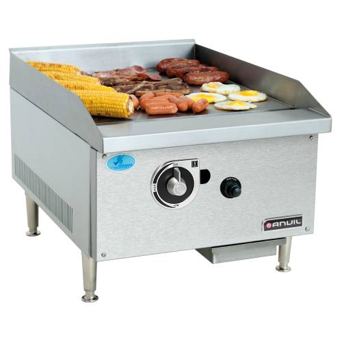 ANVIL Flat Top Griller  - 400Mm - Premier Range - Gas - FTG0400