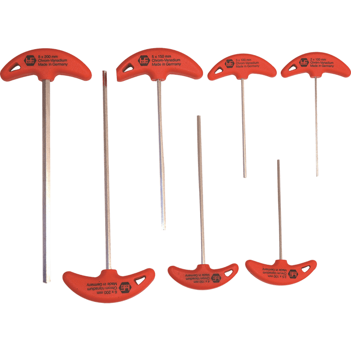 FUH1485 - ALLENKEY HAFU T-HANDLE SET 2-8MM W/STAND