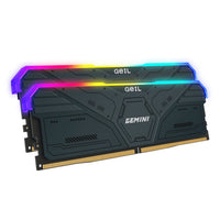 GeIL Gemini RGB 32GB DDR5 6000MHz Desktop Gaming Memory Kit (2 x 16GB) – Grey-GAMSG532GB6000C36CDC