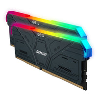 GeIL Gemini RGB 32GB DDR5 6000MHz Desktop Gaming Memory Kit (2 x 16GB) – Grey-GAMSG532GB6000C36CDC