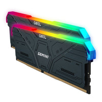 GeIL Gemini RGB 32GB DDR5 6000MHz Desktop Gaming Memory Kit (2 x 16GB) – Grey
