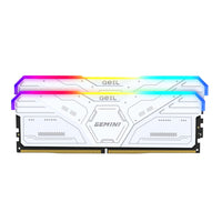 GeIL Gemini RGB 32GB DDR5 6000MHz Gaming RAM - White Desktop Memory Kit