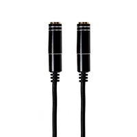 Gizzu 3-Pole Audio Splitter Cable - Black-GAP35M2F