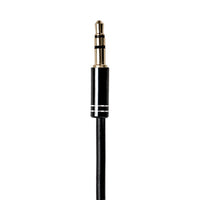 Gizzu 3-Pole Audio Splitter Cable - Black-GAP35M2F