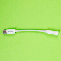 Gizzu USB Type-C to 3.5mm AUX Audio Adapter - White-GAPC35